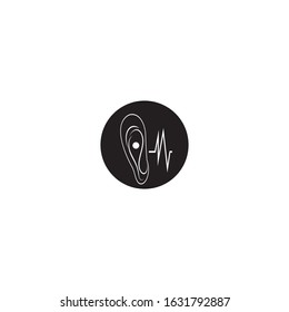 Hearing Logo Template vector icon design