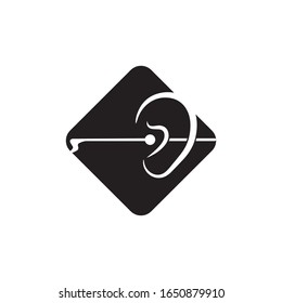 Hearing Logo Template vector icon design