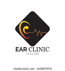 Hearing Logo Template vector icon design