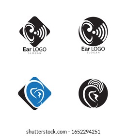 Hearing Logo Template vector icon design