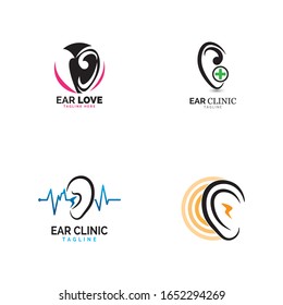 Hearing Logo Template vector icon design