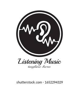 Hearing Logo Template vector icon design