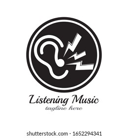 Hearing Logo Template vector icon design