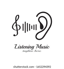 Hearing Logo Template vector icon design