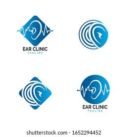 Hearing Logo Template vector icon design