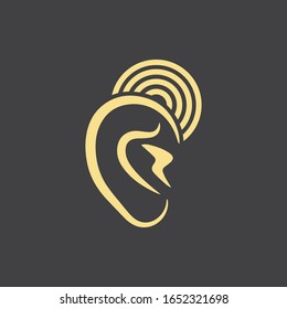 Hearing Logo Template vector icon design