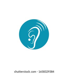 Hearing Logo Template vector icon design