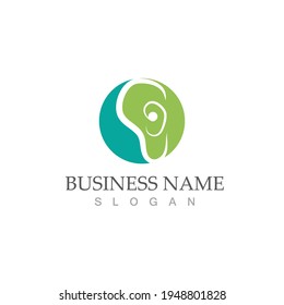 Hearing Logo Template vector icon design