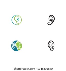 Hearing Logo Template vector icon design