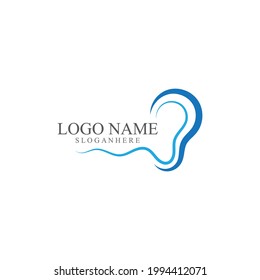 Hearing Logo Template vector icon design