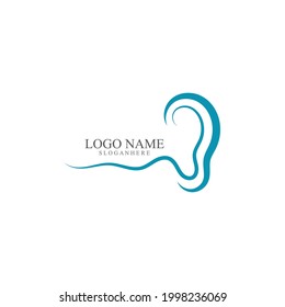 Hearing Logo Template vector icon design