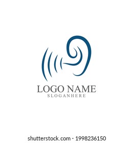 Hearing Logo Template vector icon design