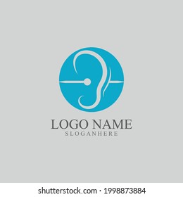 Hearing Logo Template vector icon design