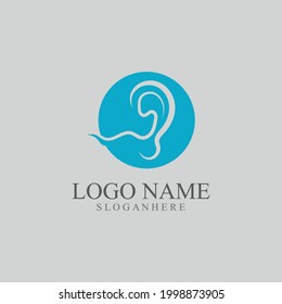 Hearing Logo Template vector icon design