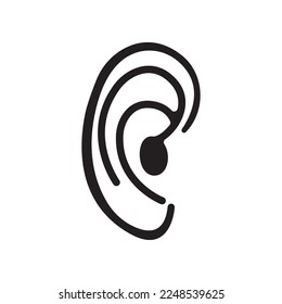 Hearing logo template vector icon design