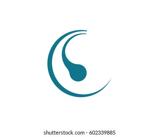 Hearing Logo Template vector icon design