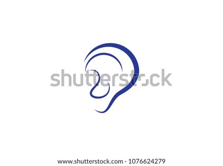 Hearing Logo Template vector icon  illustration design