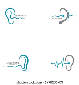 Vorlagenvektorsymbol des Hörsystems