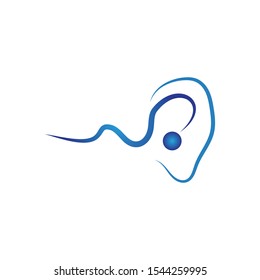 Hearing Vector Illustration design Logo template