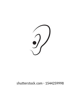 Hearing Vector Illustration design Logo template
