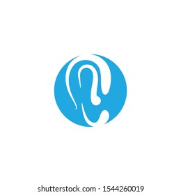 Hearing Vector Illustration design Logo template