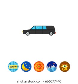 Hearse car icon
