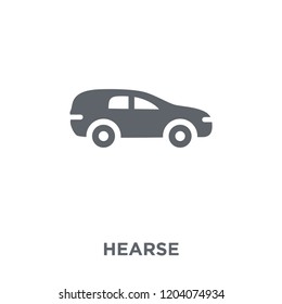hearse icon. hearse design concept from Transportation collection. Simple element vector illustration on white background.