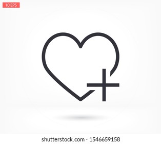 heart 10 eps bond icon design vector graphic