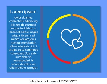 heart 10 eps bond icon design vector graphic