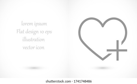 heart 10 eps bond icon design vector graphic