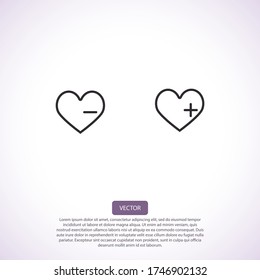 heart 10 eps bond icon design vector graphic