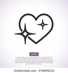 heart 10 eps bond icon design vector graphic