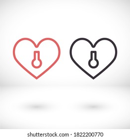 heart 10 eps bond icon design vector graphic
