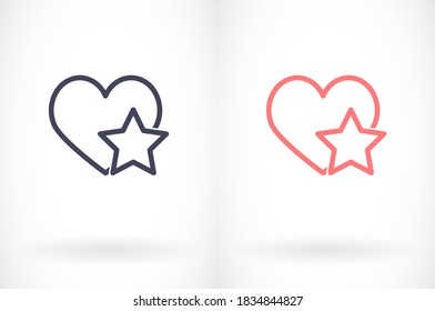 heart 10 eps bond icon design vector graphic