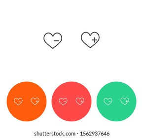 heart 10 eps icon design vector graphic