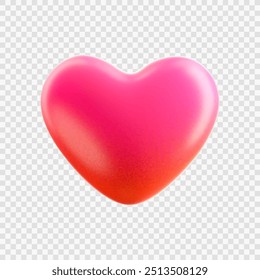 heart 3d style isolated vector special for love themes and valentine's day