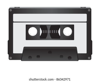 I Heart the 80's with Retro Cassette Tape and Rainbow Background