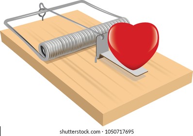 heart above the trap