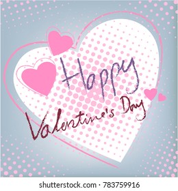 Heart abstract background graphic style color grunge burst vector love valentines day idea design