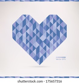 heart abstract isolated 