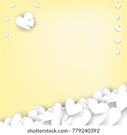 heart abstract pastel color background 