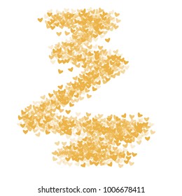 Heart abstract which consists of isolated elements. Modern style with beautiful elements in heart abstract. Can be used as print, wallpaper, cards, valentine cards, logo, background and etc.