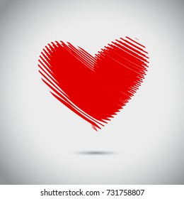 heart abstraction. Vector