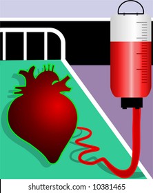  heart accepting blood	