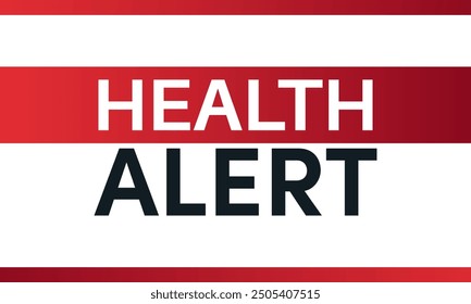 Heart alert background. Vector template with text. Medical and health concept.