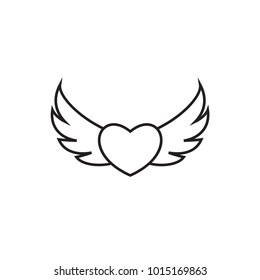 Heart With Wings Images, Stock Photos & Vectors | Shutterstock