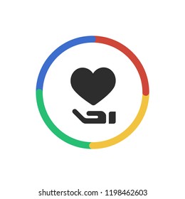 Heart App Icon Stock Vector (Royalty Free) 1198462603 | Shutterstock