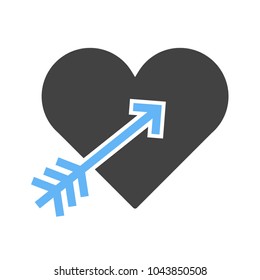 Heart with arrow