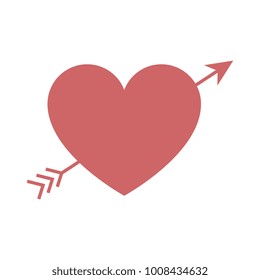 heart with arrow icon
