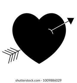 heart with arrow icon